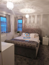 Load image into Gallery viewer, Sleigh Chesterfield Bed