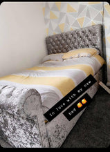 Load image into Gallery viewer, Sleigh Chesterfield Bed