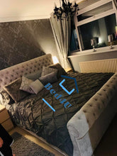 Load image into Gallery viewer, Sleigh Chesterfield Bed