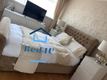 Load image into Gallery viewer, Sleigh Chesterfield Bed