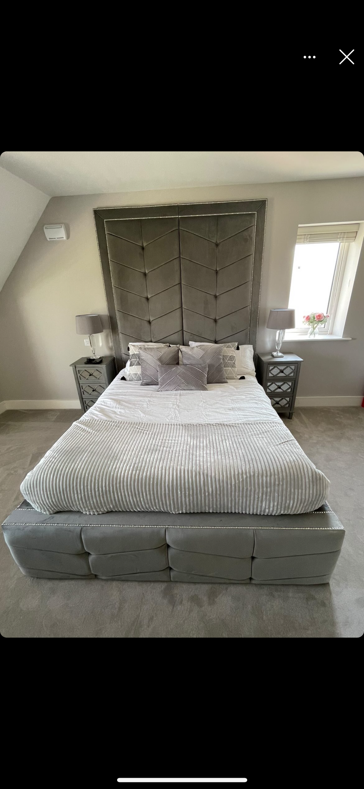 90" inches Headboard Ambassador Bed